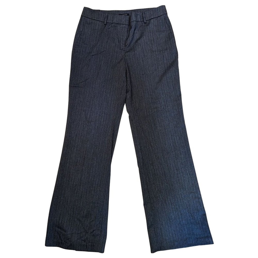 Jones New York Stretch Bootcut Grey Pinstripe Pant NWOT Size 8